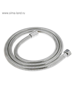 Душевой шланг Accoona G62, усиленный, 150 см, антиперекручивание, латунная гайка, хром