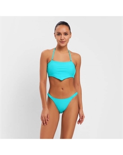 Купальник раздельный с открытой спиной женский, размер 44, голубой Minaku