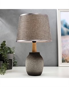 Лампа настольная 16398/1 E14 40Вт серый 30х30х37 см Risalux