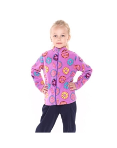 Джемпер детский, цвет сиреневый/пончики, рост 122-128 см Рыжик