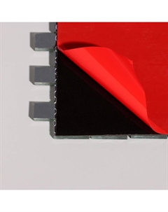 Панель ПВХ самоклеящаяся «Мозаика кирпич», 280×280 мм, цвет серебристый Take it easy