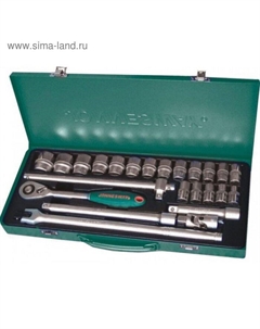 Набор торцевых головок S04H4524S, 24 предмета Jonnesway