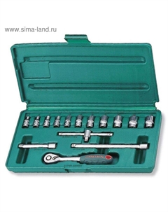 Набор торцевых головок S04H2715S, 15 предметов Jonnesway