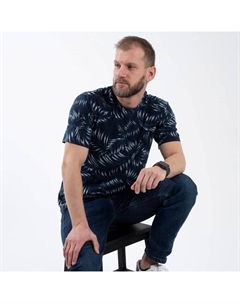 Футболка мужская SL Tropic black, 46, чёрный Sl russian brand