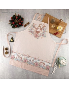 Фартук "" Pink magic 60х70см, 100% хл, саржа 190 гр/м2 Этель