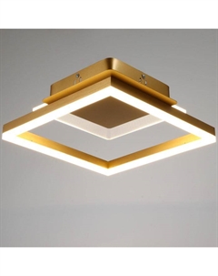 Люстра с ПДУ 1346/1 LED 80Вт 3000-6000К золото 43х43х9 см Bayerlux