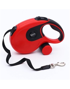 Рулетка, 8 м, до 50 кг, лента, прорезиненная ручка, красная с чёрным Diil