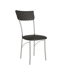 Стул «Визит», 390×490×880 мм, цвет хром/чёрный Омскмебель