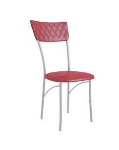Стул «Визит», 390×490×880 мм, цвет хром/красный Омскмебель