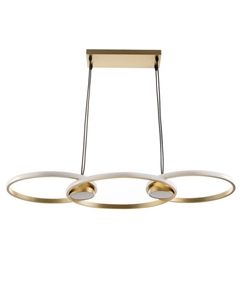 Люстра Ронделл LED 60 Вт 3000К золото 89×35×100 см Bayerlux