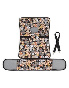 Сумка-переноска каркасная «Кошки», размер S, 37.5×17×22 см Пижон