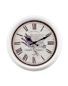 Часы настенные, серия: Интерьер, "Цветы", плавный ход, d-31 см Troykatime