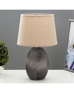 Настольная лампа "Иоланта" Е14 40Вт серый 22х22х36 см Risalux