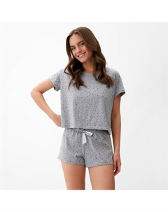 Пижама женская (футболка, шорты) «Звезды», размер 40-42 Kaftan