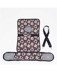 Сумка-переноска каркасная «Бурые медведи», размер S, 37.5×17×22 см, коричневая Пижон