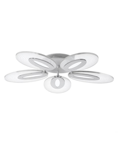 Люстра с ПДУ 1138/5 LED 90 Вт 3000К-6000К диммер белый 68×68×8 см Bayerlux