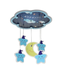 Люстра 2169/6 LED 65 Вт синий 48×48×70 см Bayerlux