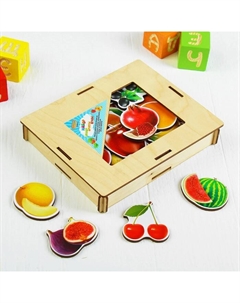 Обучающий набор «Овощи, фрукты, ягоды» Woodland toys