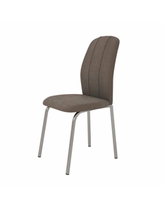 Стул «Клео», 450×560×955 мм, цвет хром/капучино тёмный Омскмебель