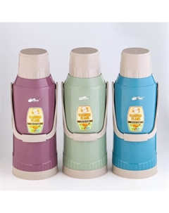 Термос 2 л, со стеклянной колбой, сохраняет тепло 12 ч, микс Take it easy