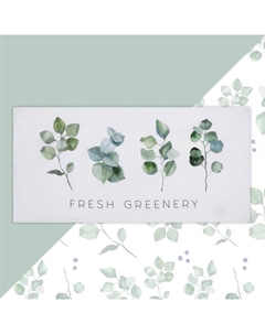 Полотенце Eucalyptus 70х146±2 см, 100% хлопок 160гр/м2 Этель