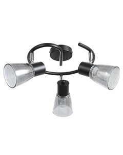 Люстра «Рондор» 3хЕ14 40 Вт черный 43×43×17 см Bayerlux