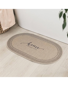 Коврик для ванной «» Happy place, 48×78 см Этель