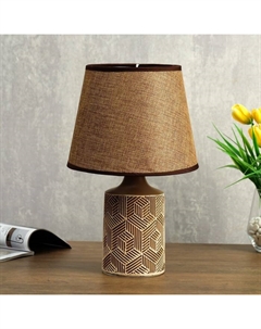 Лампа настольная 48475/1 E14 40 Вт кофе 18×18×32 см Risalux