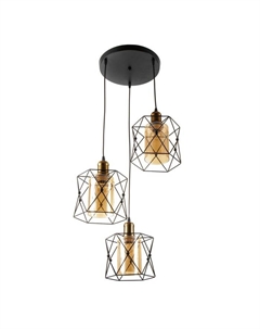 Светильник 2762/3 E27 40 Вт черный 40×40×19-107 см Bayerlux