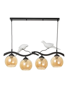 Люстра 2616/4BK E27 40Вт черный 70x35x135 см Bayerlux