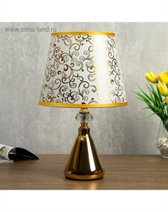 Лампа настольная 58083/1 1×40 Вт Е27 золото 20×20×35 см Risalux
