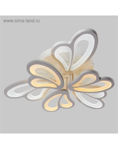 Люстра с ПДУ «Лайон» LED 60 Вт 3 режима 3000-6000К белый 59×60×8 см Bayerlux