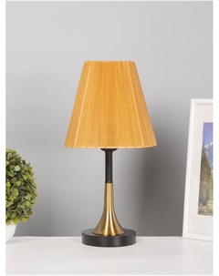 Лампа настольная «Рита» 1×40 Вт Е27 черный/бронза/коричневый 20×20×40 см Risalux