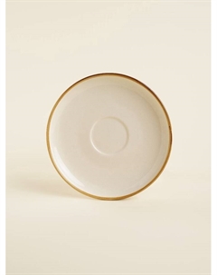 Чайная пара SL Home «Леггеро», 280 мл, блюдце d=14 см, фарфор, бежевая Sima-land home