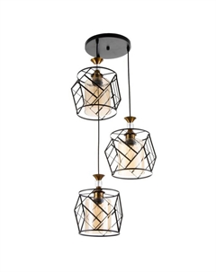 Светильник «Куара» 3хE27 40 Вт черный 40×40×100 см Bayerlux