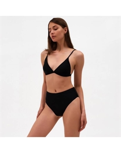 Плавки купальные слипы женские, размер 50, чёрная Minaku