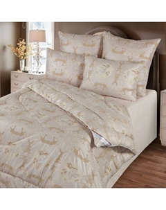 Одеяло стандарт, 172×205 см, шерсть верблюда, ткань глосс-сатин Vesta