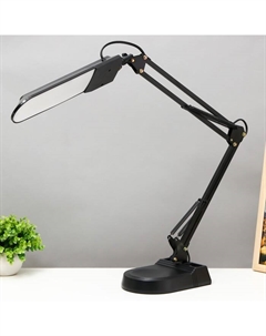 Настольная лампа "Степ" LED 5Вт 4000К черный 22,5х8х60см Risalux