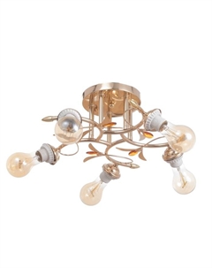 Люстра «Жаннета», БП, 5×40 Вт Е27, золото, МОДЕЛЬ: 2800064 Bayerlux