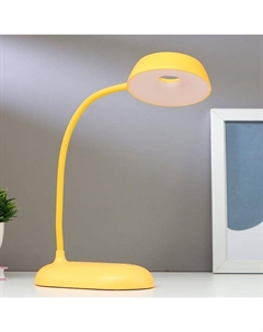 Лампа настольная 1674/1YL LED 3Вт USB АКБ желтый 11,5х9х42 см Risalux
