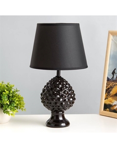 Настольная лампа "Мухамера" Е14 40Вт черный 19х19х37см Risalux