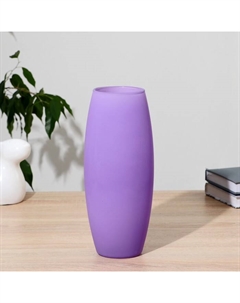 Ваза «Радуга сиреневая», матовая, d=7.5 см, 10×26 см, стекло Керамикс