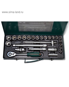 Набор торцевых головок S04H4125S, 25 предметов Jonnesway