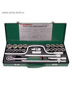 Набор торцевых головок S04H4726S, 26 предметов Jonnesway