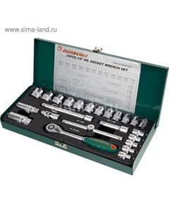 Набор торцевых головок S04H3125S, 25 предметов Jonnesway