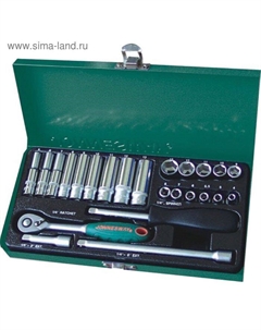 Набор торцевых головок S04H2125S, 25 предметов Jonnesway