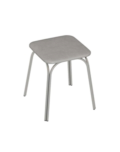 Табурет «ТБ17», 360×360×430 мм, цвет хром/серебро Омскмебель