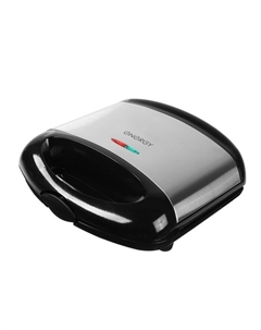 Сэндвичница Energy EN-281, 800 Вт, антипригарное покрытие, серебристо-чёрная