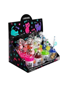 Канцелярский набор . Funny Cat, 3 предмета, ластик, точилка, чернографитный карандаш HB Devente