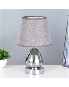 Лампа настольная 16712/1 E27 40Вт хром 22х22х32 см Risalux